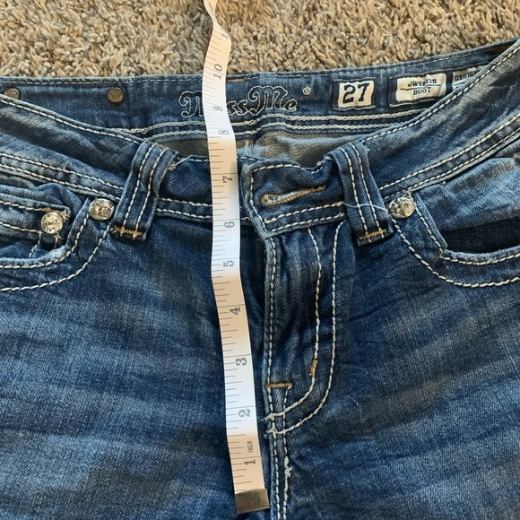 Miss Me Jeans JW 5813B/Bootcut 27w/33L - Picture 4 of 7